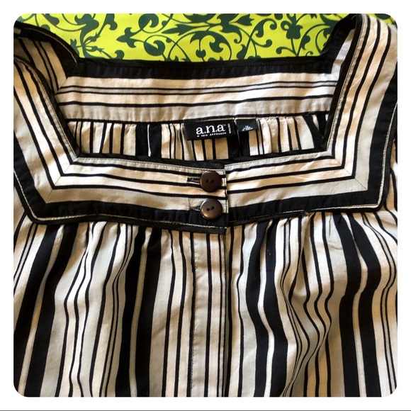 🦓A.N.A. striped blouse top size IX🦓 - Picture 3 of 8